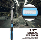 HAND TOOLS Spanners Wrenches Digital Torsion Wrench, 135N.m 1/2''  Steel Digital High Accuracy Torsion Bidirectional Ratchet Head Electronic Wrench Hand Tools wrenches set