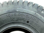 4 New MASSFX Lawn Mower Tires 15x6-6 20x8-8 4 PLY Four Pack Lawn & Garden