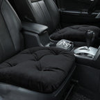 Car Plush Backrest Seat Cushion Soft Plush Cotton Backrest