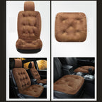Car Plush Backrest Seat Cushion Soft Plush Cotton Backrest
