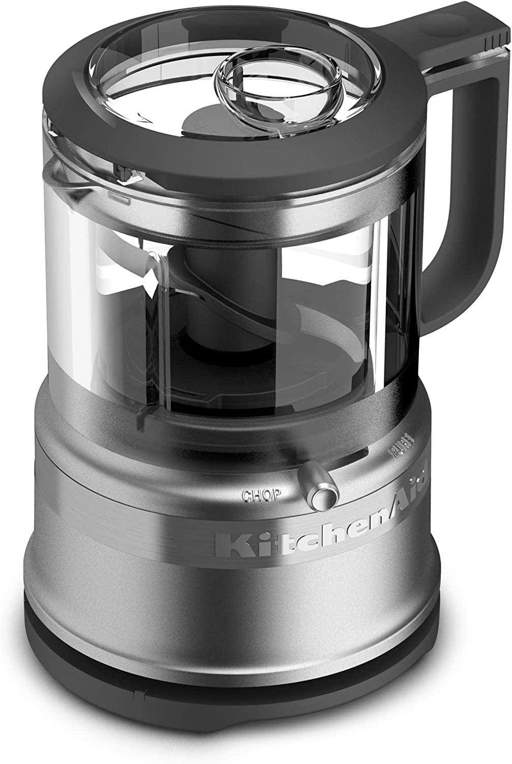 KitchenAid KFC3516CU 3.5 Cup Food Chopper, Contour Silver