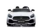 Mercedes Benz GTR White Licensed Dual Motor 12V Kids Ride-On Car Remote Control