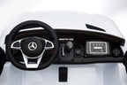 Mercedes Benz GTR White Licensed Dual Motor 12V Kids Ride-On Car Remote Control