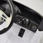 Electric Car Bentley GTC 12V power Ride On For kids Remote Control Horn Front Lights - White
