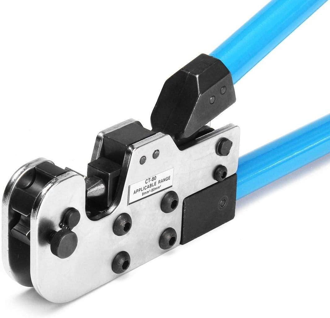 LL-LL Pliers Hand Tool，Crimping Plier 8-3/0 08-80mm² Terminal Cable Lug Plug Crimper Pliers