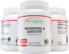 NutraBulk Resveratrol 250mg / Quercetin 120mg Capusules 1000 Count
