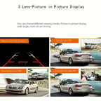 3 Lens Dash Camera, 4'' Touch IPS Screen Car Video Recorder, 1080P +720P+720P