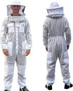 Oz Armour Beekeeping Suit Ventilated Super Cool Air Mesh with Fencing & Round Brim Hat (Extra Large)
