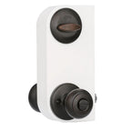 Cove Venetian Bronze Exterior Entry Door Knob and Single Cylinder Deadbolt Combo Pack