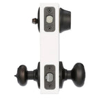 Cove Venetian Bronze Exterior Entry Door Knob and Single Cylinder Deadbolt Combo Pack