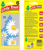 LITTLE TREES Air Fresheners Car Air Freshener. Hanging Tree Provides Long Lasting Scent for Auto or Home. Daisy Fields, 24 Air Fresheners