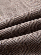 mens business woolen single-breasted thick suit collar casual overcoat