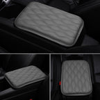 1PC Leather Car Armrest Mat, Universal Interior Auto Armrests StoraBox Mats Dust-proof Cushion Cover Armrest Waterproof Protector