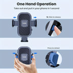 Car Phone Holder Mount, [2023 Upgraded] TOPK Cell Phone Holder For Car Dashboard And Air Vent Compatible With All Smartphones