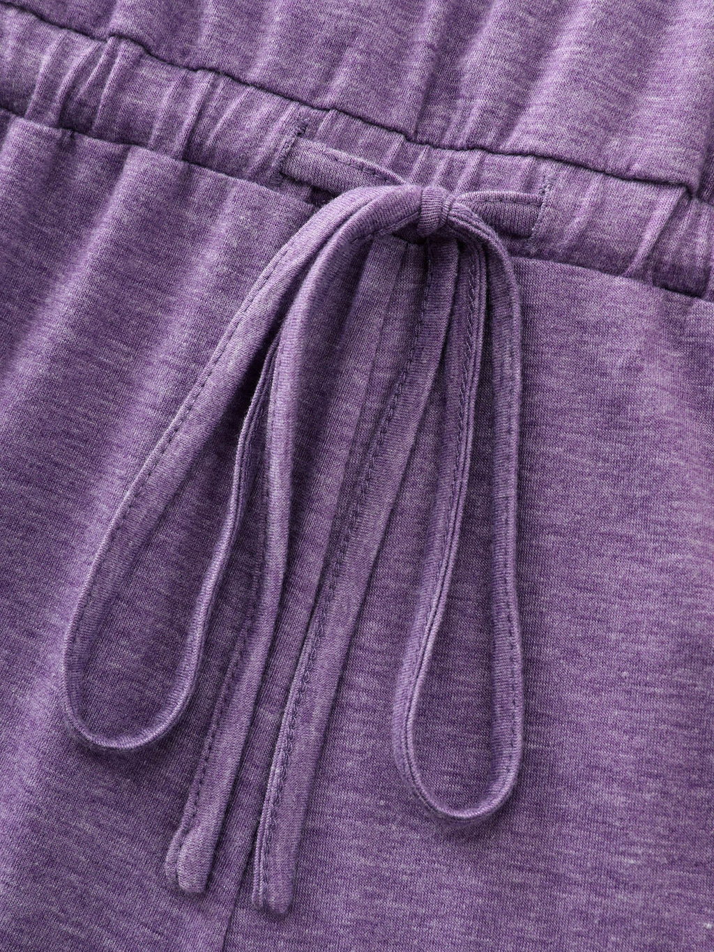 Supersoft Stretchy Drawstring Waist Lounge Jumpsuit