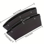Car Seat Gaps Universal StoraBox Clip Seam Organizer Waterproof Car StoraBag PU Leather Sundries Box For Car