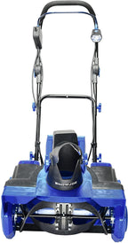 Snow Joe 24V-X2-SB21 48-Volt iON+ Cordless Snow Blower Kit, W/ 2 x 4.0-Ah Batteries and Dual Port Charger, 21 in