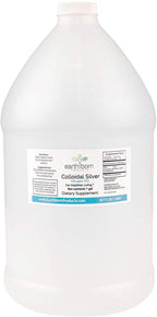 Monatomic Colloidal Silver, 100 ppm, Immune Support - 1 Gallon Bottle