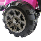 Ktaxon Safe Remote Control 12V Battery Operated Kids Ride On Car Pink