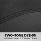 BDK UltraSleek Car Seat Covers, Universal Fit Car Seat Cover Set, Ideal Seat Covers for Cars Trucks SUV, Includes Seat Covers for Front Seats and Rear Bench Seat, Automotive Interior Covers (Black)