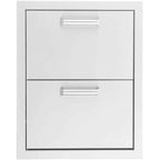 16-Inch  Steel Double Access Drawer- Contempo