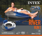 Oasis Island 5-Person Inflatable LounRaft + River Run Tube (2 Pack)