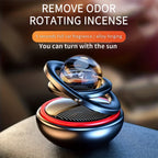 Car Air Freshener Solar Rotating Fragrance Decoration Car Interior Accessories Women Men Original Flavored Perfume Diffuser