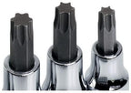 SK Hand Tools 84213 13-Piece 1/4-Inch, 3/8-Inch and 1/2-Inch Drive Torx Bit Socket Set