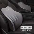Car Headrest Lumbar Pillow High Rebound  Memory Foam Car Neck Pillow Waist Support High End Car Seat Pillow