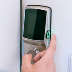 Secure PRO Satin Nickel Smart Lock Deadbolt with 3D Fingerprint and Wi-Fi (Works with Alexa and Google Home)