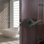 Zacoti Matte Black Hall/Closet Door Lever