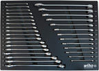 Wiha 30492 | 31 Piece Combination Wrench Tray Set - SAE and Metric