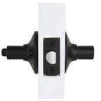 Freedom Matte Black Bed and Bath Door Lever (4-Pack)