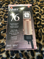 OSTER CLASSIC 76 Hair Clippers LIMITED EDITION ROSE GOLD & 000 Blade  Barber