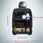 1pc Car Back Seat Organizer, StoraPockets Kick Mats Car Back Seat Protectors Tissue Box Cup Holder Laptop Table Car Eating Tray For ParOnly