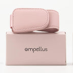 Ompellus Magnetic Leather Sunglass Holder, Eyeglass Hanger Clip for Car Sun Visor, Suitable for Different Size Eyeglasses(Pink)