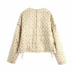 side lacing snap button jacket