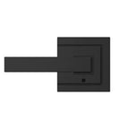 Custom Northbrook Matte Black Upland Trim Combined Interior Door Lever