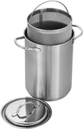 Demeyere RESTO Stainless Steel Asparagus/Pasta Cooker Set, 4.7-Quart, Silver
