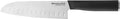 KitchenAid Classic Santoku Knife with Custom-Fit Blade Cover, 7-inch, Sharp Kitchen Knife, High-Carbon Japanese Stainless Steel, Black