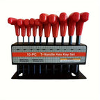 T Handle Hex Key Set Metric And Or SAE 10 To 20pcs Allen Allan Keys T Bar Wrench With Stand