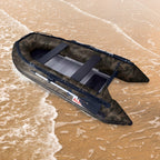 ALEKO Inflatable Boat - Aluminum Floor - 12.5 Feet - Camouflage