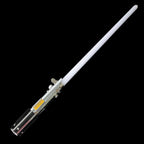 Zias ASW Graflex Neopixel Light with Xenopixel 2.0 Soundboard - Realistic Silver Aluminum Hilt Star Wars Anakin Skywalker Light - Strip LED with 12 Preset Colors and Smooth Swing Sounds
