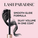 L'Oreal Paris Voluminous Makeup Lash Paradise Mascara, Voluptuous Volume, Intense Length, Feathery Soft Full Lashes, No Flaking, No Smudging, No Clumping, Black Brown, 2 Count, Packaging May Vary