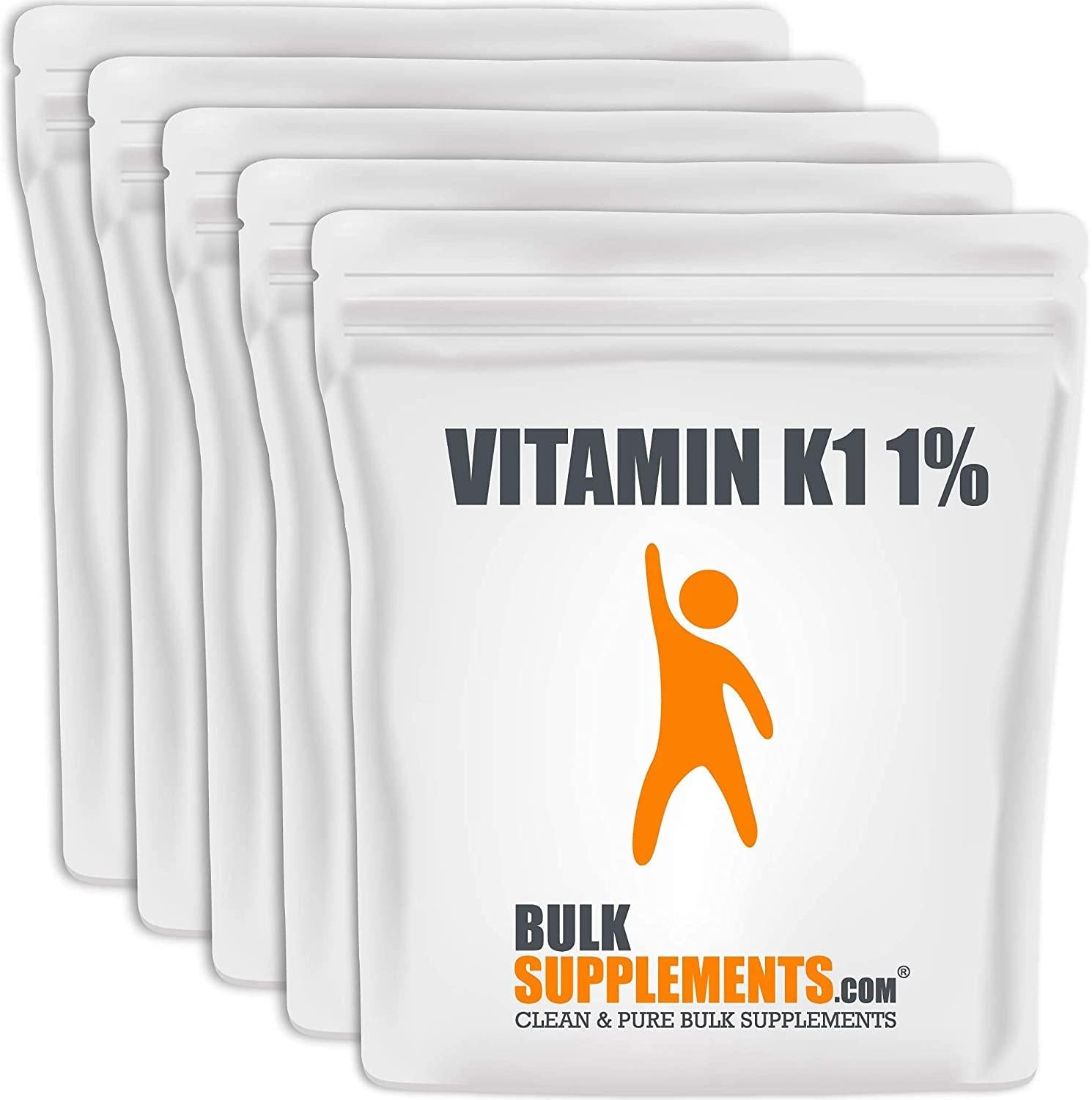 BulkSupplements.com Vitamin K1 (1%) Powder (5 Kilograms - 11 lbs)
