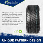 MaxAuto 18X7.50-8 18x7.5x8 Turf Saver Lawn Mower Tire 4PR, Set of 2
