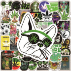 100pcs Leaves Stickers For Water Bottles, Vinyl Waterproof Stickers For Laptop, Skateboard, Computer,  Bike Stickers For Teens Kids Girls Adults