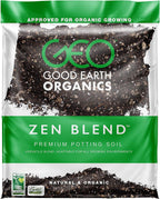 (10 Gallon) The Good Earth Organics, Zen Blend Premium Potting Soil, Organic All Purpose Seed Starter Soil for Leafy Greens, Tomatoes & Other Seedlings, Seeds and Starts
