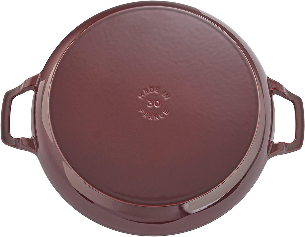 Staub Cast Iron 3.5-qt Braiser - Grenadine, Made in France