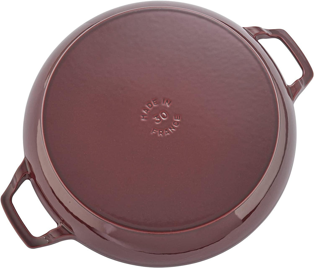 Staub Cast Iron 3.5-qt Braiser - Grenadine, Made in France